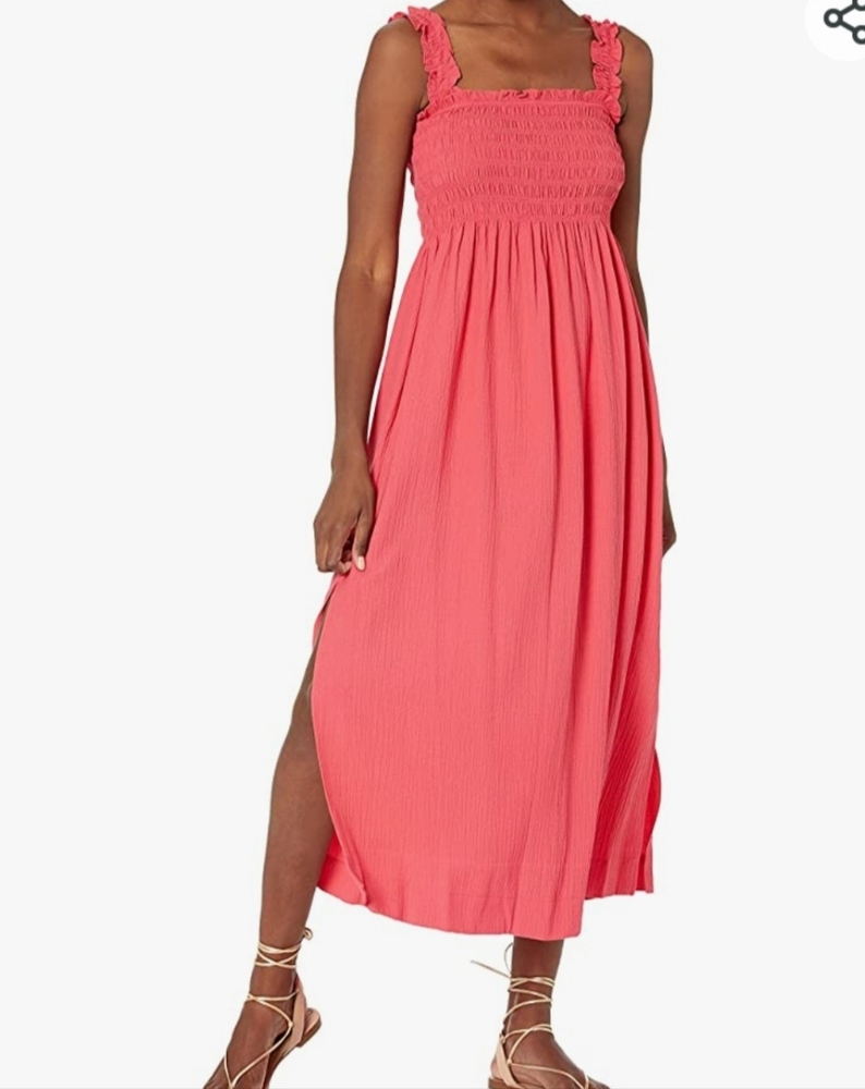 Calvin Klein Smocked Maxi Dress